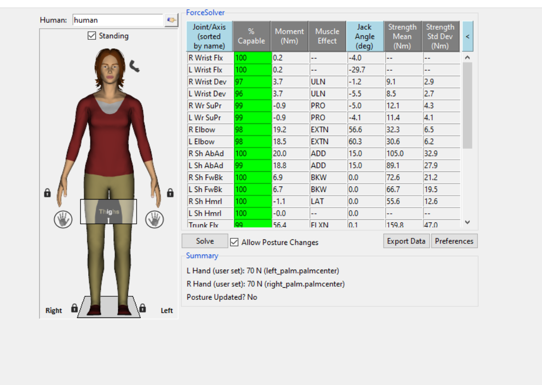 Force solver